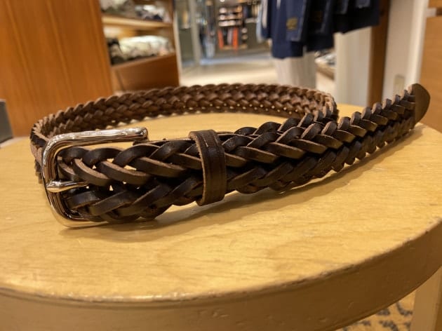 ホワイトハウスコックス　メッシュベルト　32㎜　34インチ LEATHER BELT COLLECTION | FRAME フレーム公式