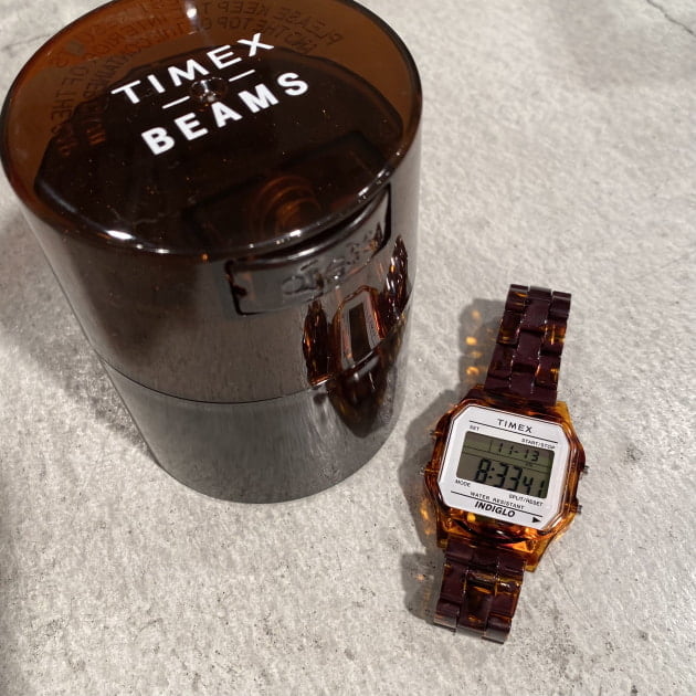TIMEX＞別注アイテム。べっ甲カラーで新登場！｜ビームス ボーイ 原宿