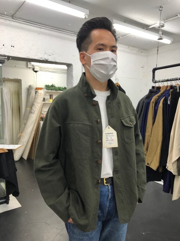 AUBERGE」アップデートされたフレンチハンティングジャケットBOULOGNE