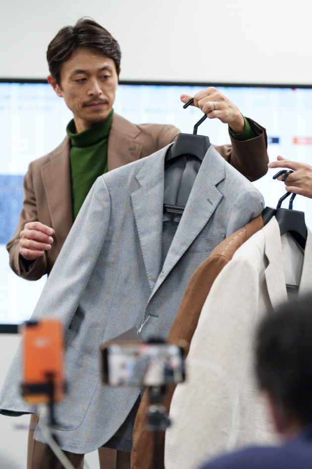 BEAMS F＞2025年春夏ラインナップ説明会＜JACKET & SUITS＞vol.4