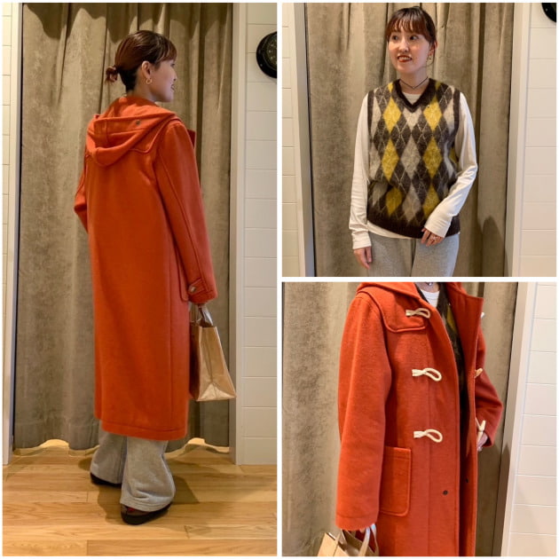 ニコタマ着回し企画】モッサー ロング ダッフルコートを着回し