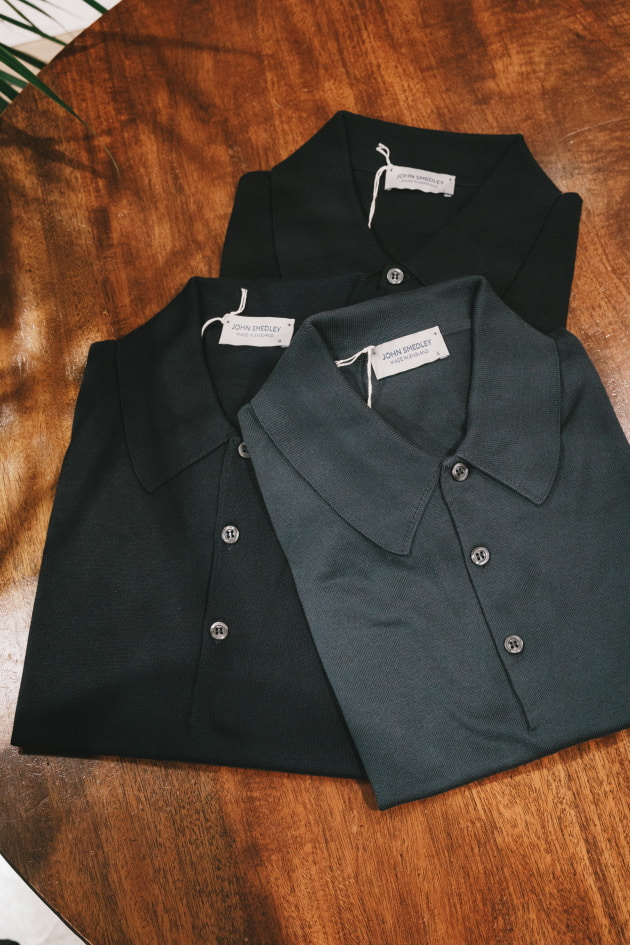 イングリッシュカラーニットポロ＜JOHN SMEDLEY＞｜ビームスF 新宿｜BEAMS