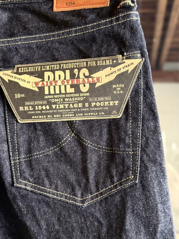 Double RL （RRL）× BEAMS PLUS のデニムとサイズ感｜ビームス プラス