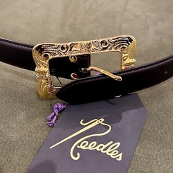 BEAMS BOY（ビームス ボーイ）NEEDLES / Papillon Square Buckle Belt