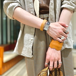 BEAMS PLUS（ビームス プラス）【別注】MOTORATORY / レザーバングル L