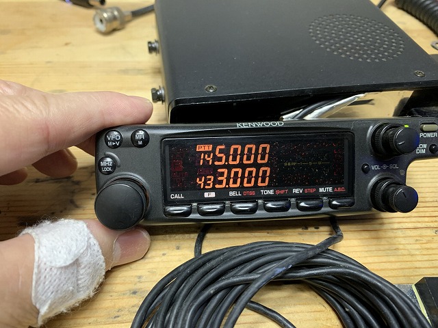 早い者勝ち‼️☆KENWOOD TM-732デュアルバンドLED仕様‼️動作品 早い者