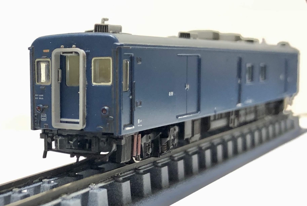 マイクロエース マニ30 (加工済) 各部と TOMIX カニ25 のスミ入れ