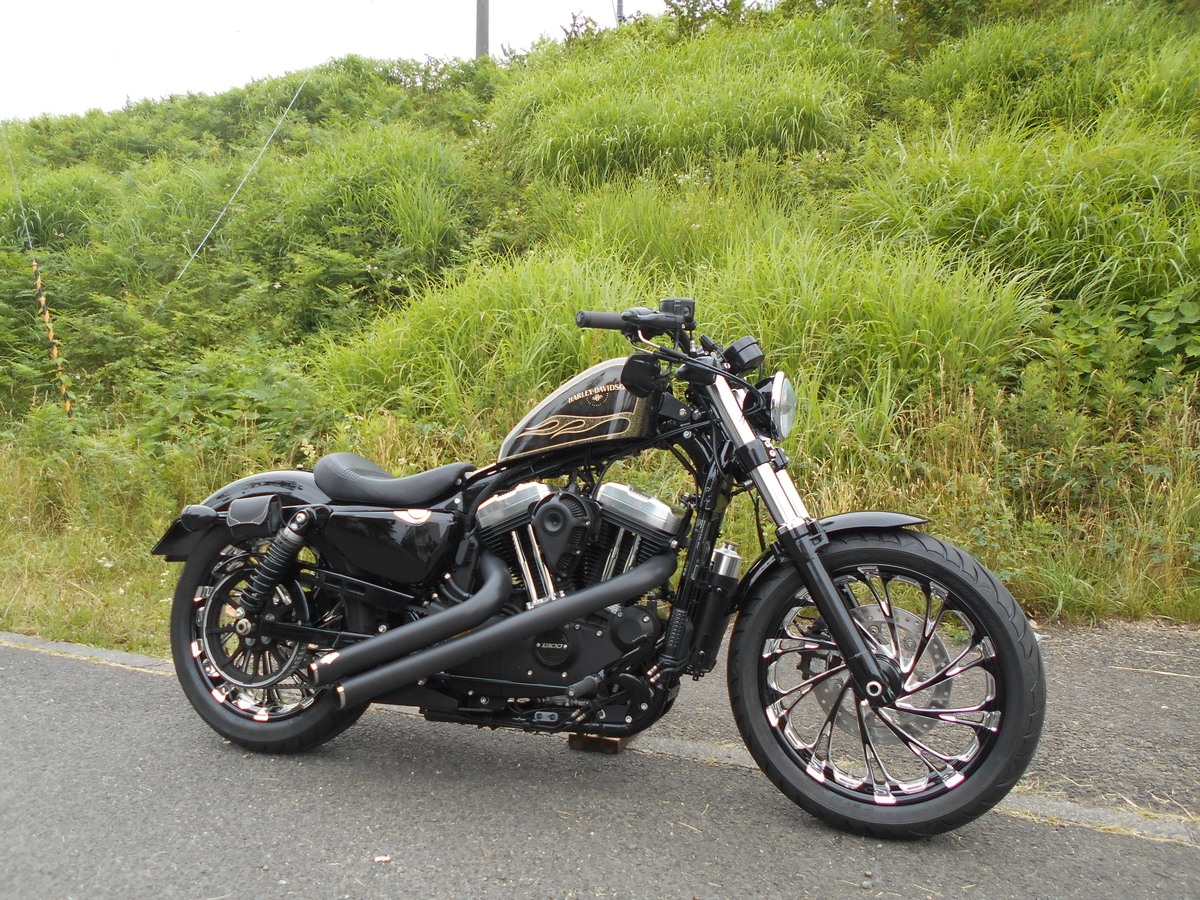 XL1200X フォーティーエイト ビレットホイールカスタム