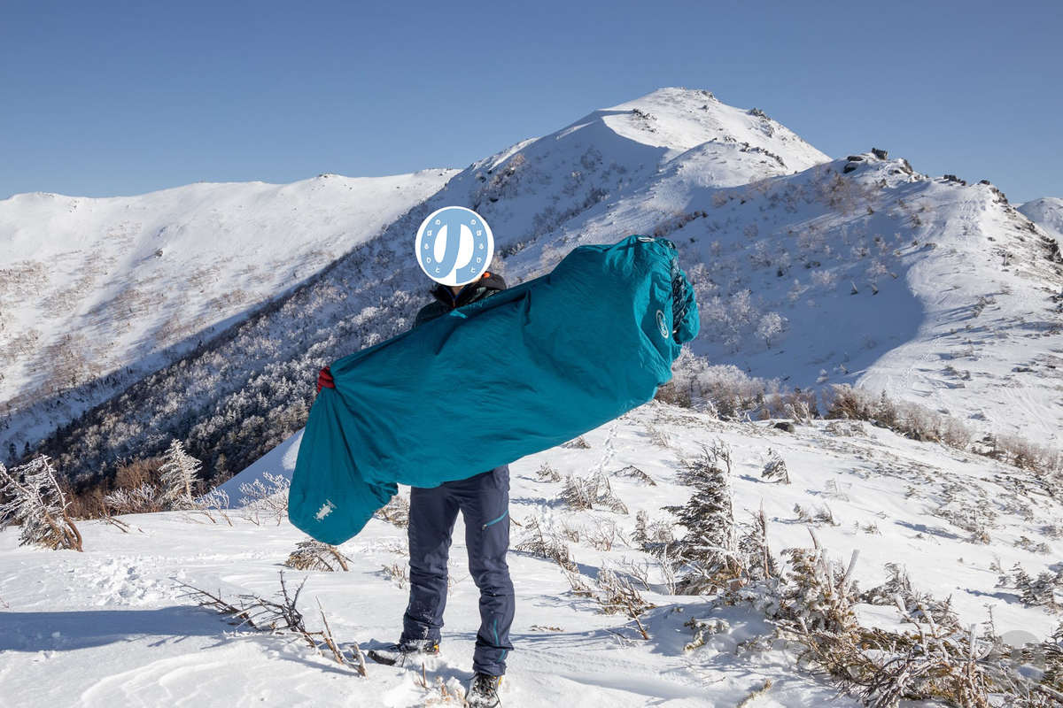 モンベル】シームレスドライダウンハガー900 #3を雪山テント泊で使用