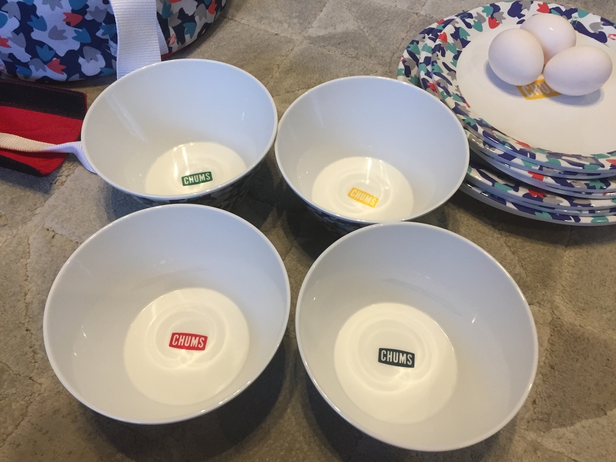 CHUMS（チャムス）食器セット - 【広島発】初心者のファミリーキャンプ