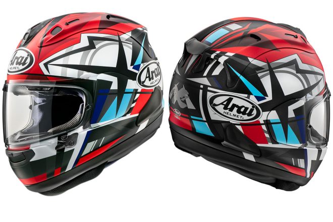 アライ、Moto2ライダー小椋藍のレプリカヘルメット『RX-7X OGURA』を6