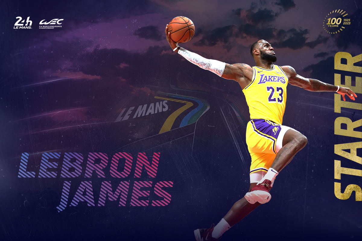 八村塁の僚友NBA“キング”ことレブロン・ジェームズが、ル・マン100周年