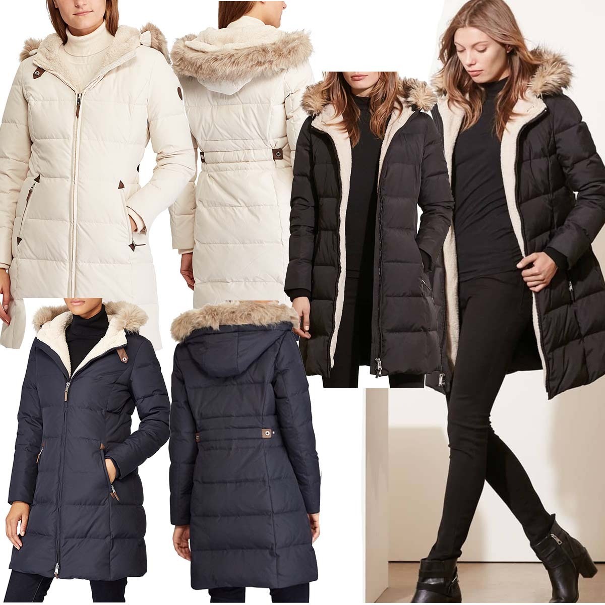激安価格！Ralph Lauren フェイクファーフード付 ダウンコート (Ralph