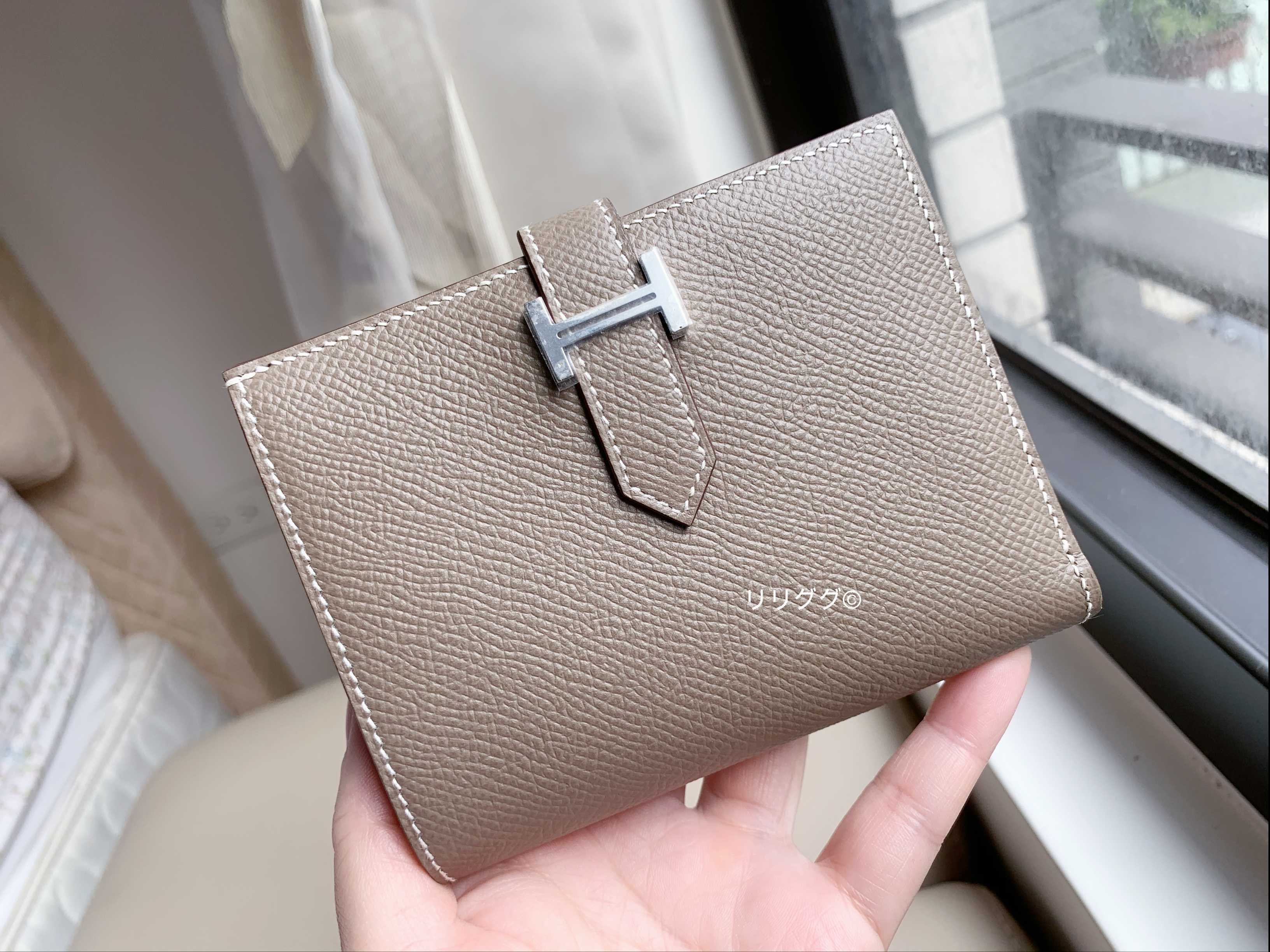 エルメス)ベアン☆コンパクト財布☆エトープ/エトゥープ (HERMES