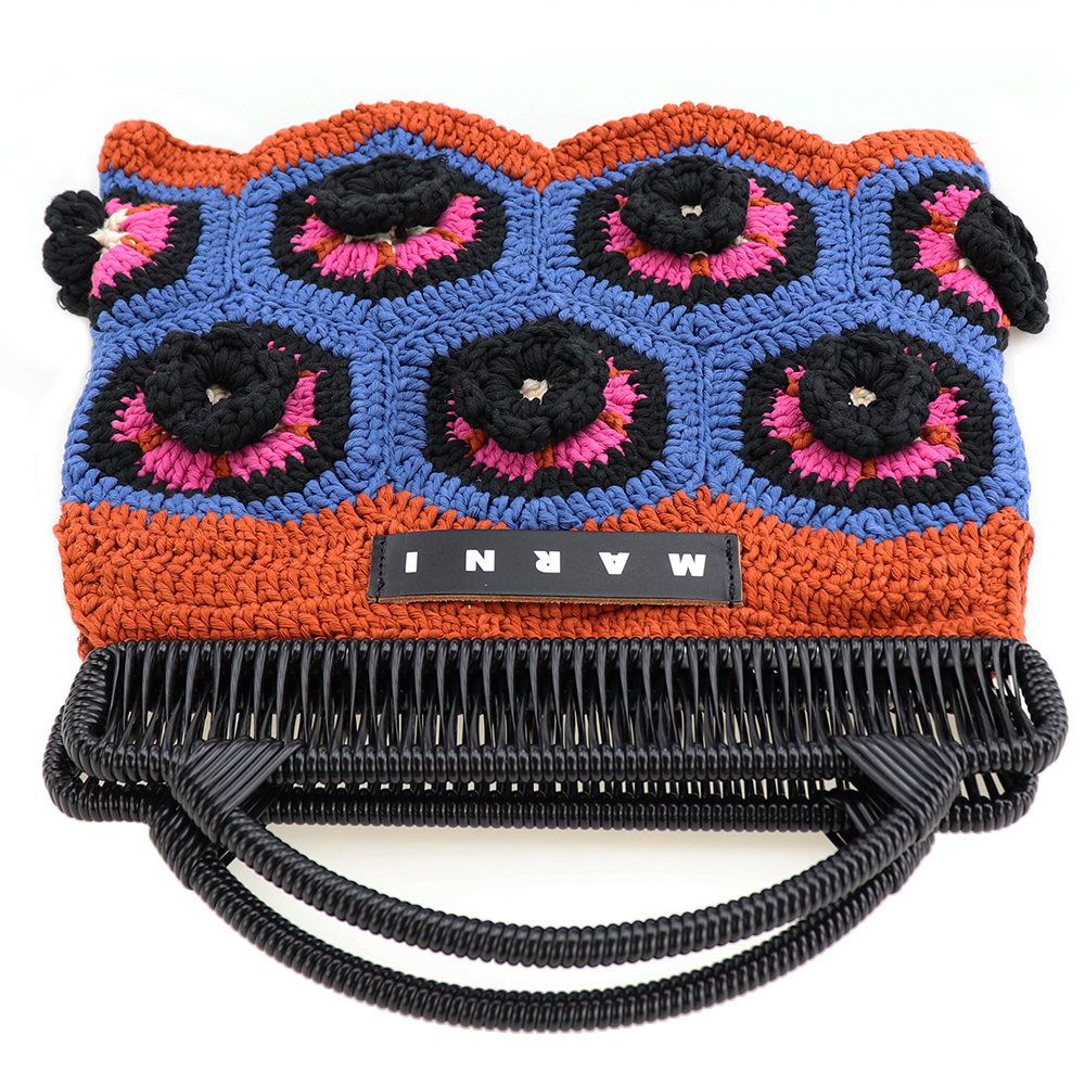 即日国内発送 マルニ フラワーカフェ クロシェ トートバッグ (MARNI