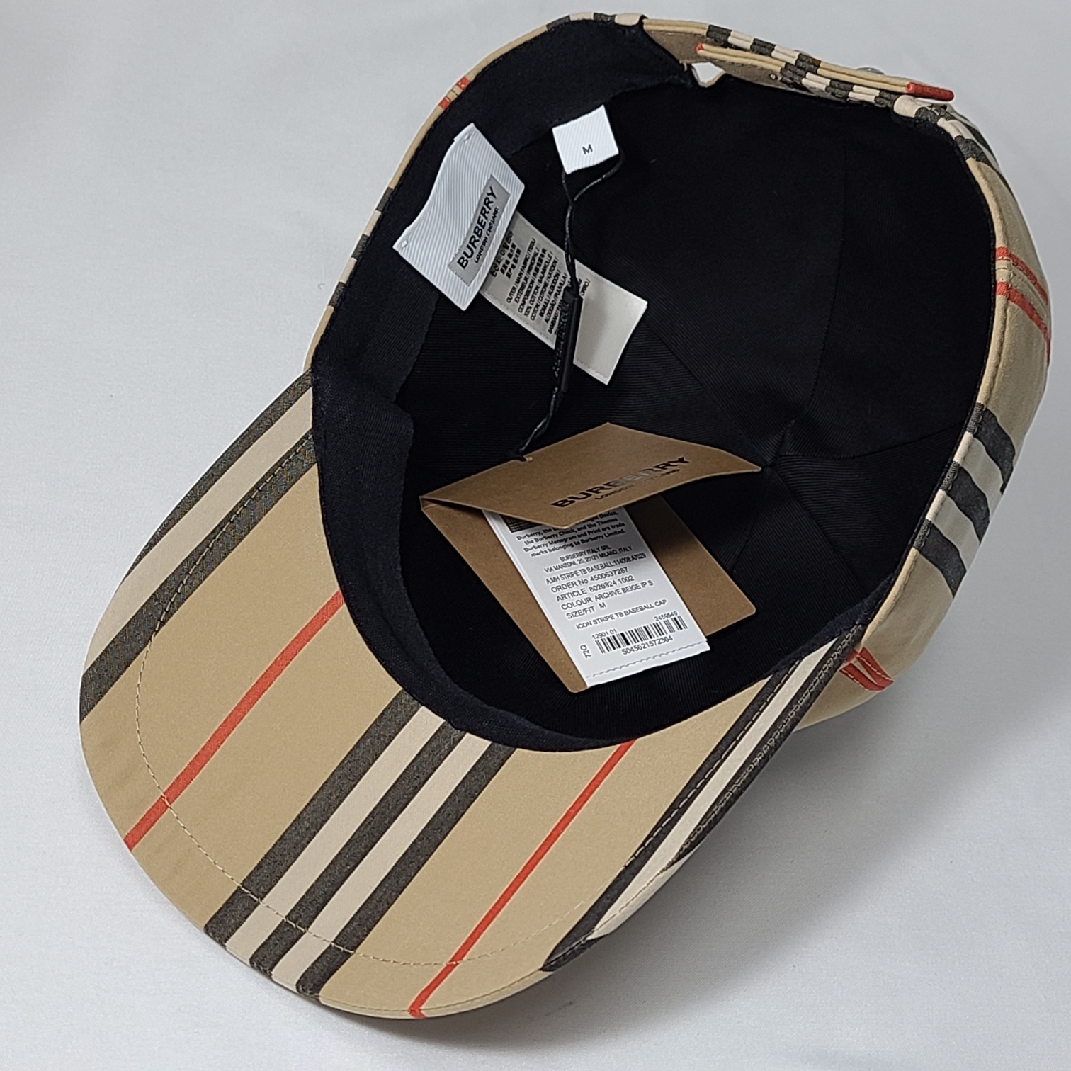 Burberry】☆正規品☆モノグラムモチーフベースボールキャップ