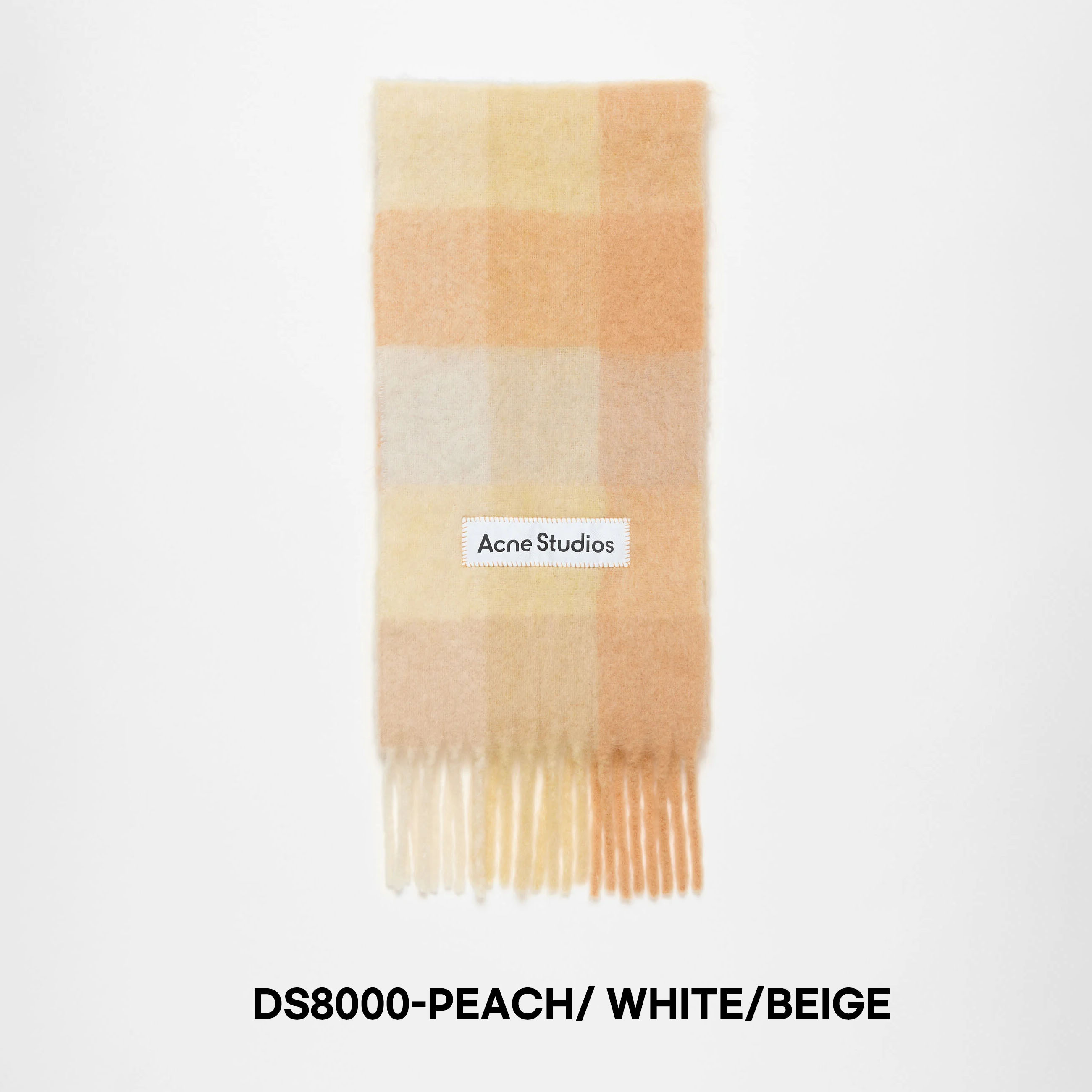 ACNE STUDIOS｜アクネストゥディオズ モヘアチェックスカーフ (Acne