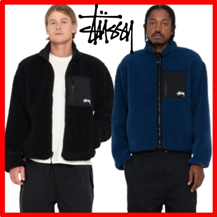 ☆韓国の人気☆【STUSSY】☆Stussy Sherpa Reversible Jacket