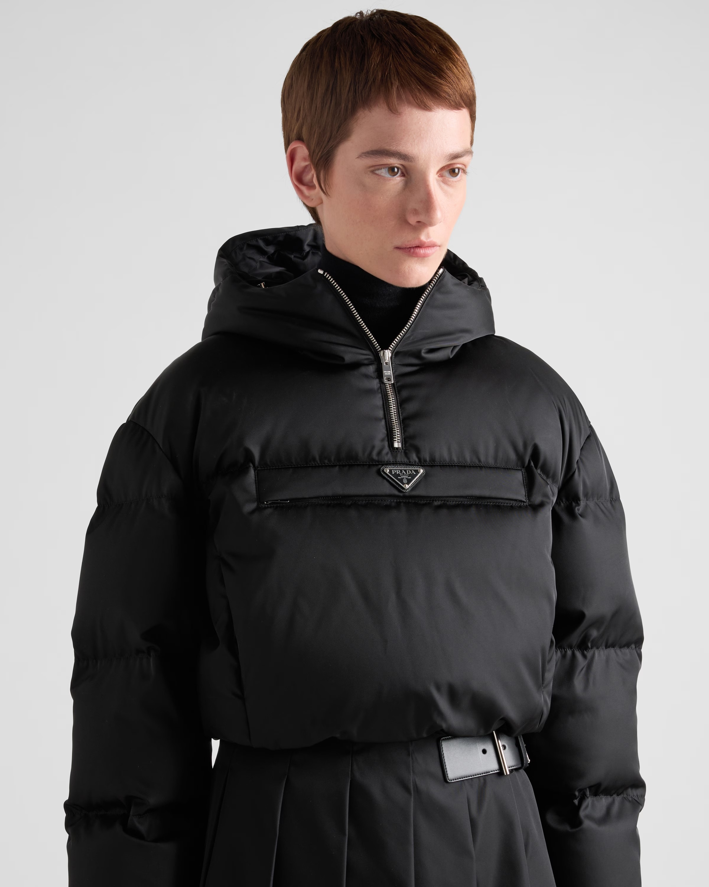 PRADA【入手困難】話題独占 ☆Re Nylon クロップドジャケット (PRADA