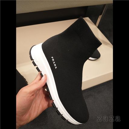 ハイカット PRADA(プラダ) スニーカー(レディース) - ブランド通販のBUYMA
