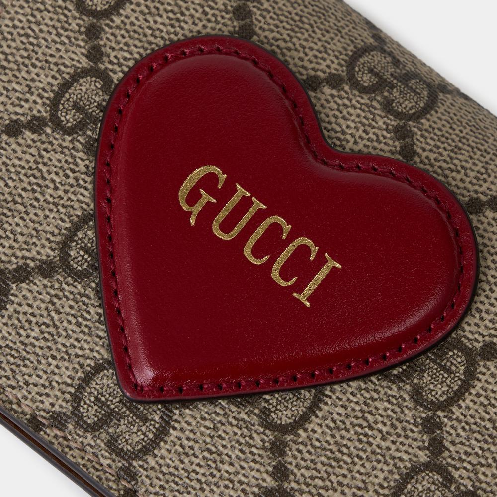 ハートが可愛い♪】 グッチ ミニ財布 ハートモチーフ (GUCCI