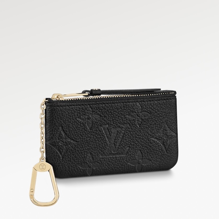 LOUIS VUITTON☆ ギフト◎ レザー 黒 シンプル カードキーケース