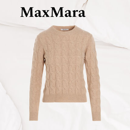 関税送料込☆MAXMARA☆ピュア カシミヤ ケーブル ニット (Max Mara