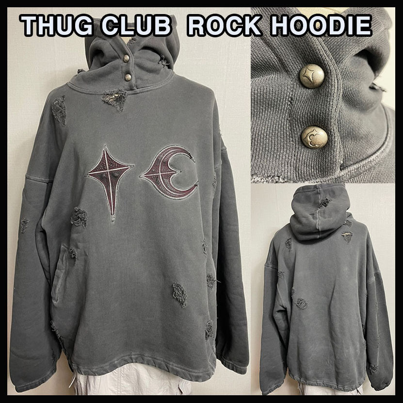 大人気 ☆ THUG CLUB ☆ ROCK HOODIE (Thug Club/パーカー・フーディ