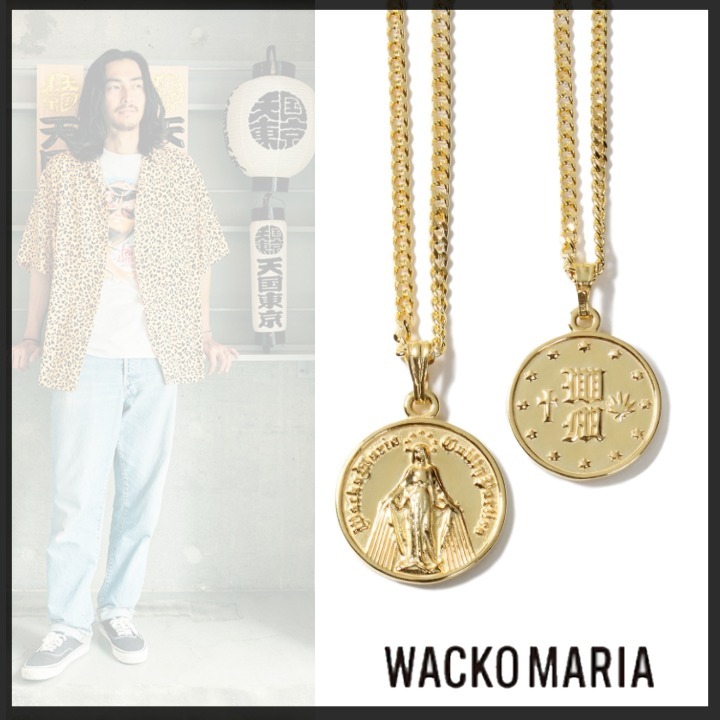 ◇WACKO MARIAワコマリア◇定番 コインネックレス ゴールド (WACKO