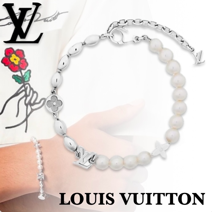 国内発送 LOUIS VUITTON ☆ ブレスレット パール フュージョン (Louis