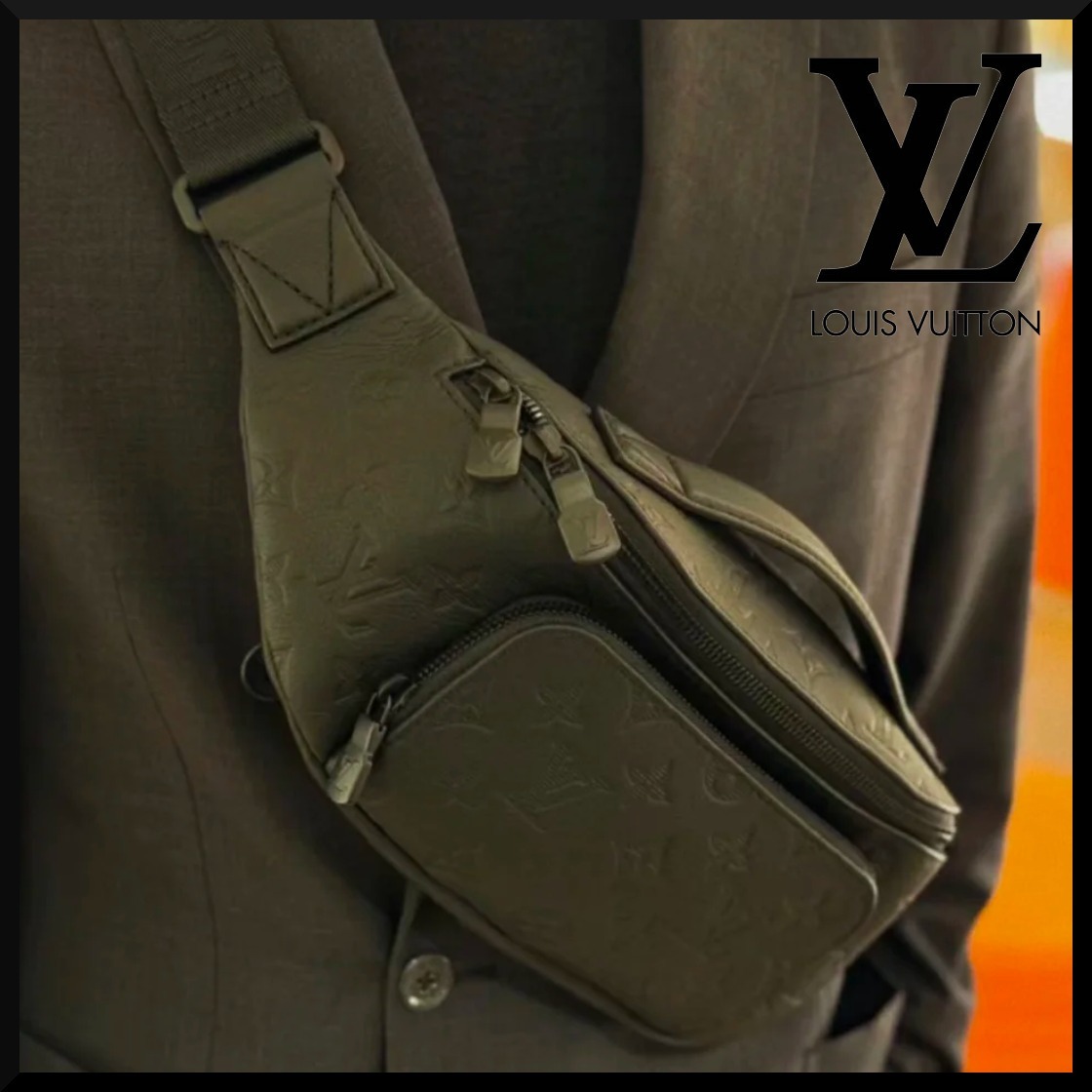 LOUIS VUITTON】ラッシュ・バムバッグ モノグラム・シャドウ (Louis