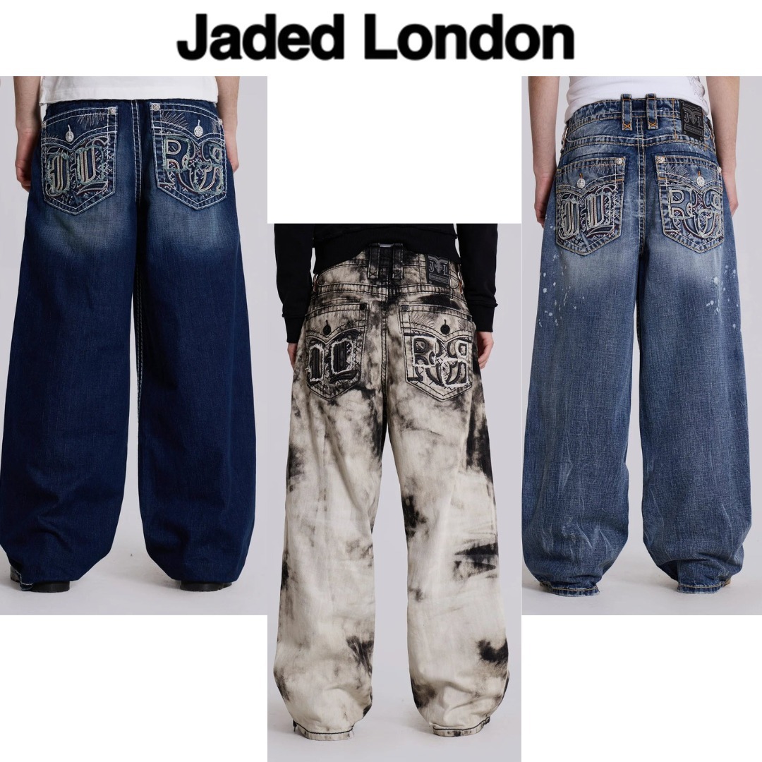 JADED LONDON Rock Revival River Colossus Jeans ジーンズ (JADED
