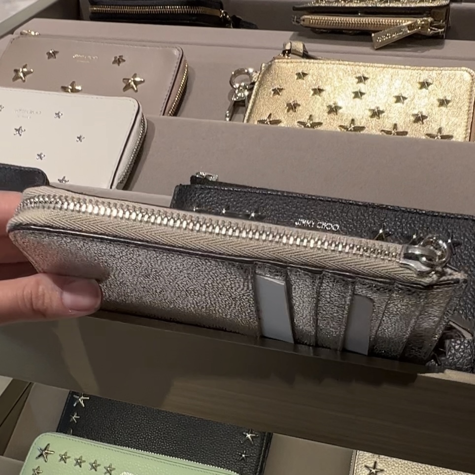 Jimmy Choo ジミーチュウ/ カードケース/名刺入/ ミニ財布 (Jimmy Choo