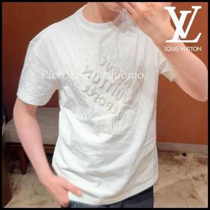 パールの刺繍が素敵♪】ルイヴィトン シグネチャーTシャツ (Louis