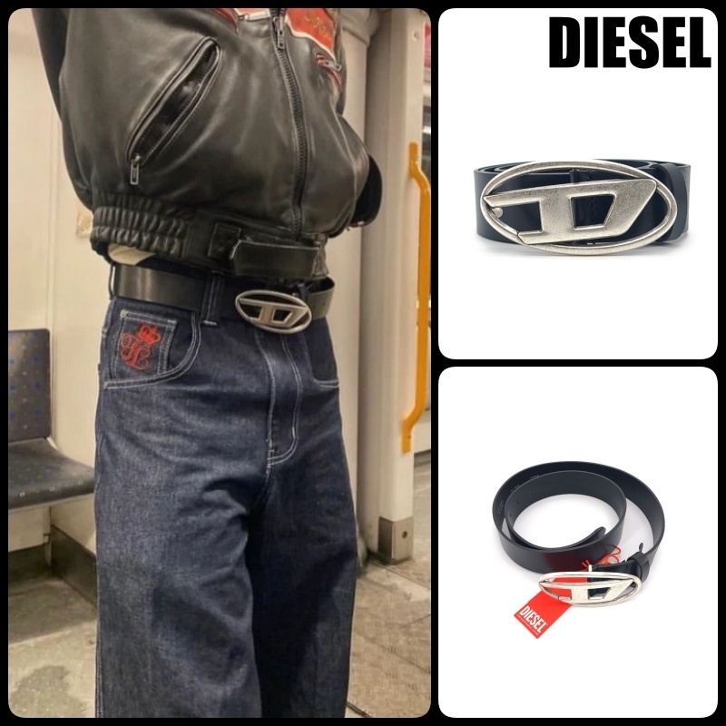 ディーゼル】Diesel B-1DR D Buckle Belt ディーゼル ベルト (DIESEL