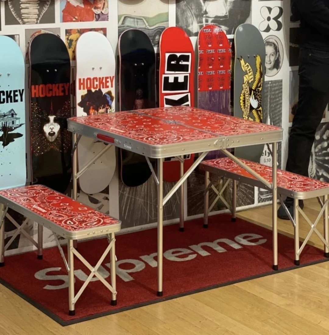 SS24 Supreme Coleman Folding Table Set - コールマン テーブル