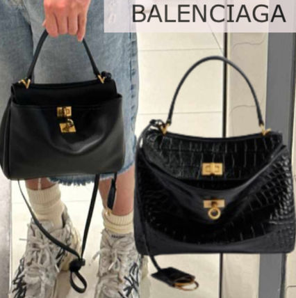 BALENCIAGA RODEO MINI バッグ トート レザー ショルダー クロコ