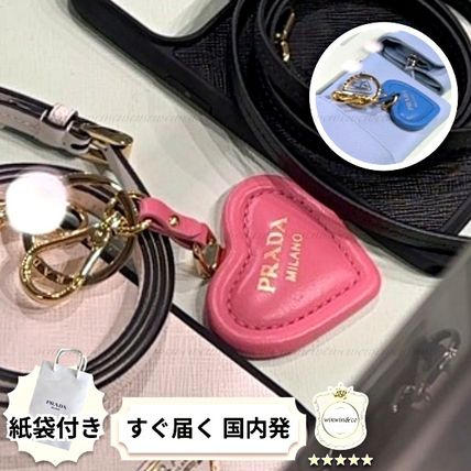 ハート PRADA(プラダ) キーホルダー・キーリング(レディース