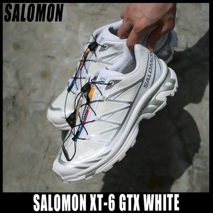 厚底 ホワイト（白）系 27cm Salomon XT6(サロモン) スニーカー(メンズ