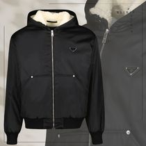 PRADAプラダ ファー裏地付き Re-Nylonジャケット (PRADA/ブルゾン