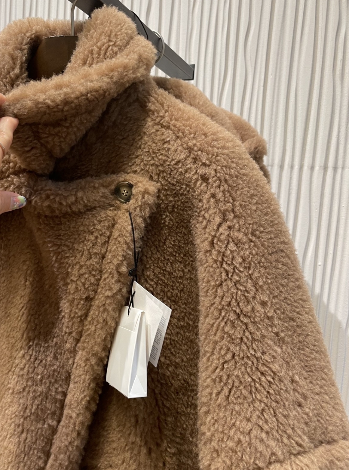 MaxMara【TEBE】最新作 テディベア ケープ キャメル☆関税込み (Max
