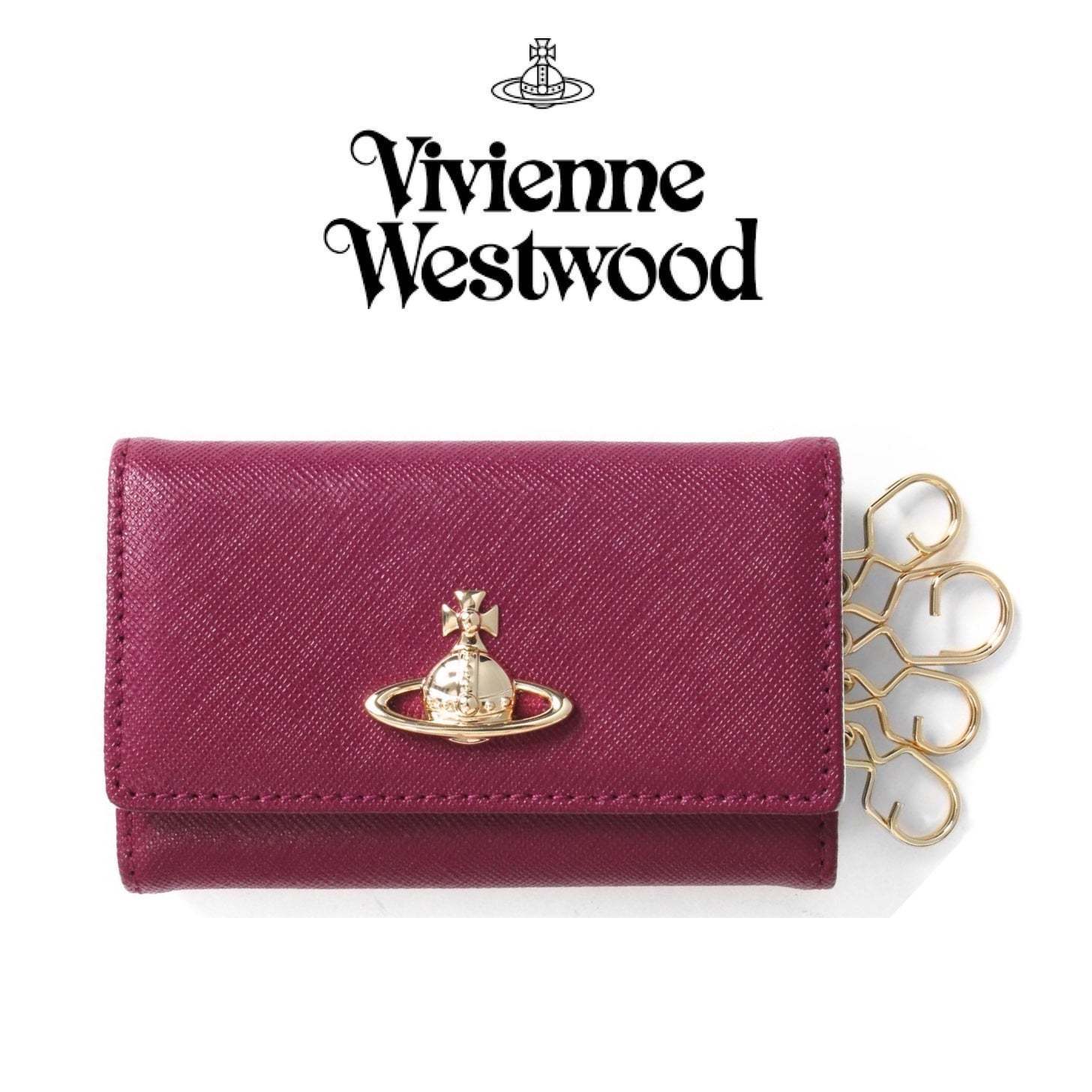 ☆ VIVIENNE WESTWOOD ☆ SAFFIANO 4連 キーケース (Vivienne Westwood