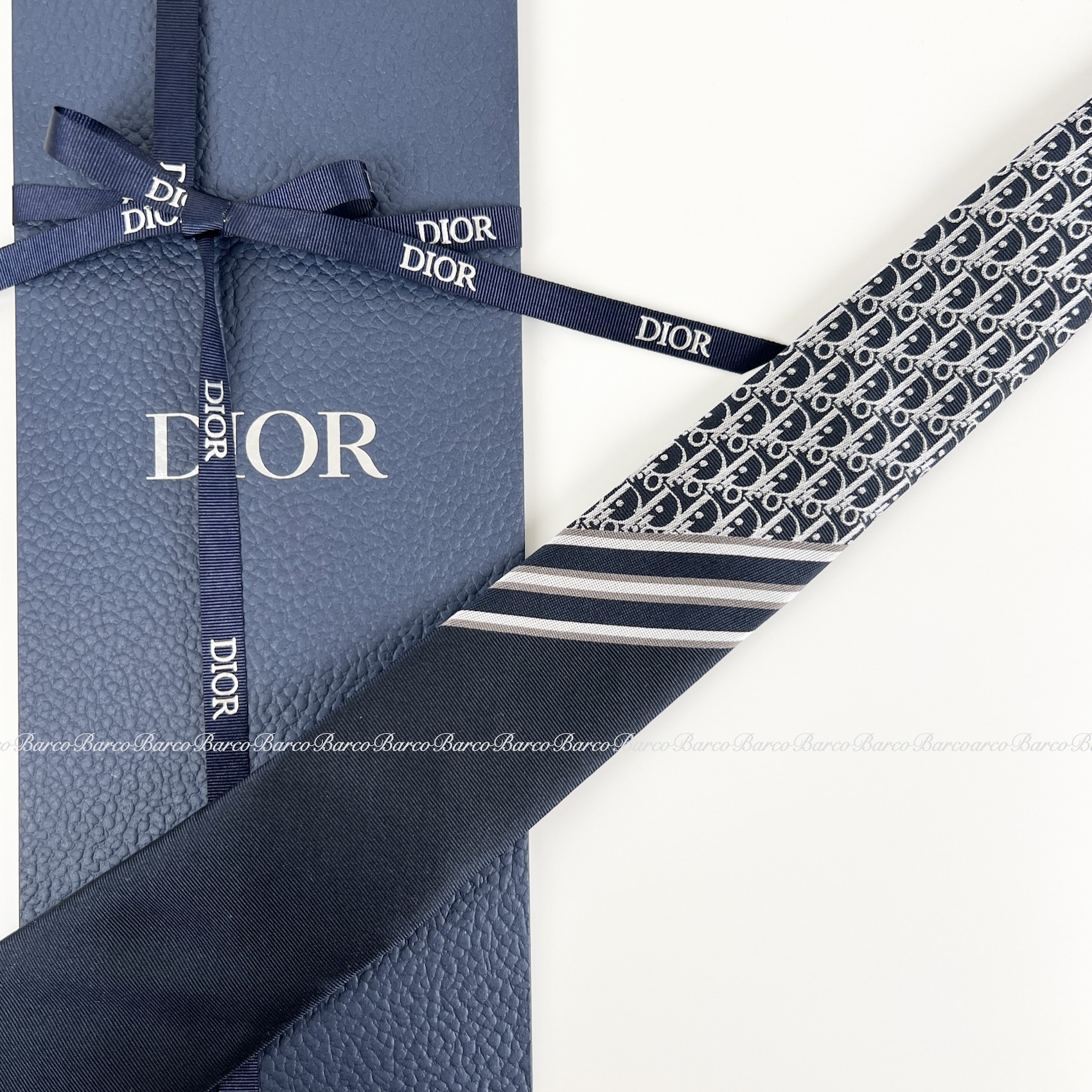 ギフトに最適♪【DIOR】ディオール オブリーク シルク ネクタイ (Dior