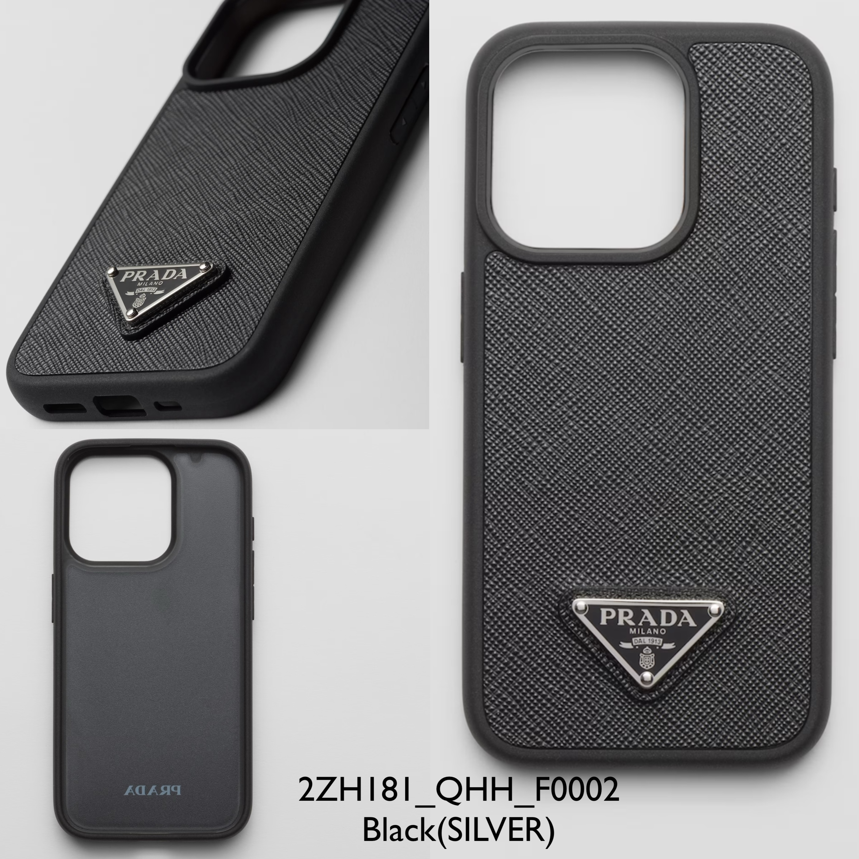 PRADA【入手困難】☆サフィアーノレザー☆ iPhoneケース☆ 全色 (PRADA