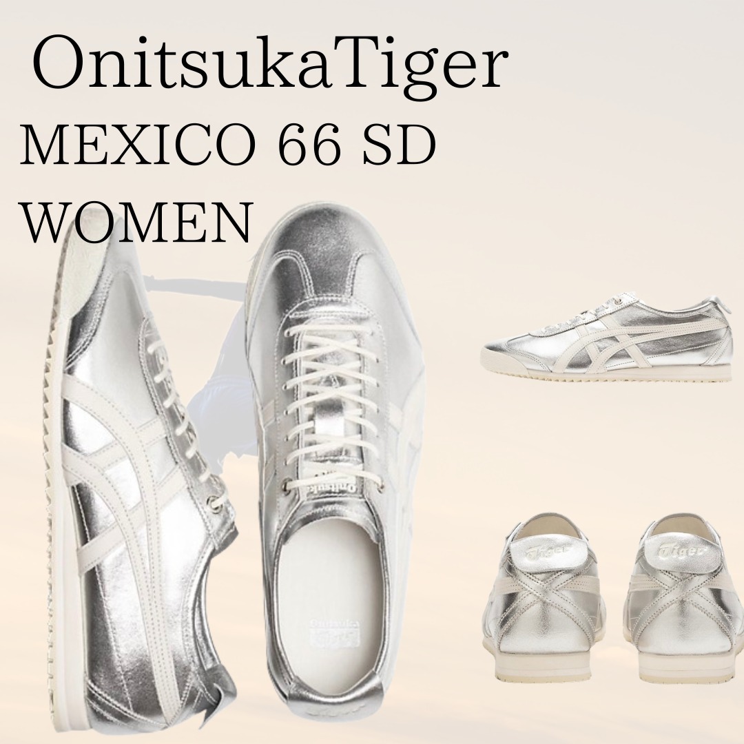□onitsuka tiger□オニツカタイガー MEXICO 66 SD シルバー (onitsuka
