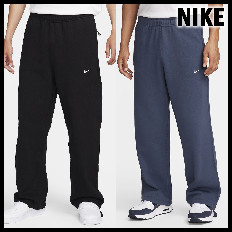☆NIKE☆NSW SWOOSH OPEN HEM フリースパンツ☆追跡可 (Nike