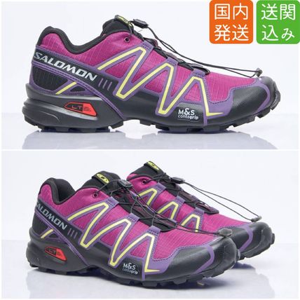 パープル（紫）系 Salomon SPEEDCROSS 3(サロモン) スニーカー(メンズ