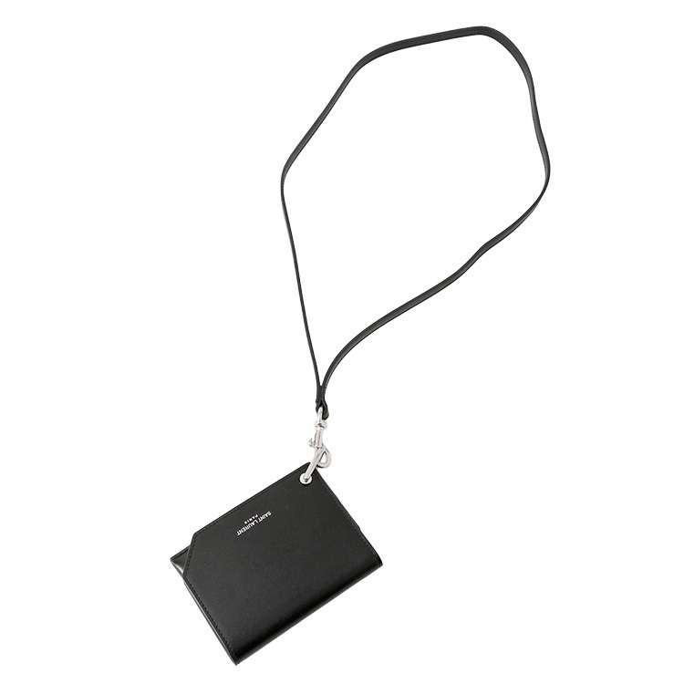 SAINT LAURENT スムースレザー カードケース 798311-AADAQ-1000 (Saint