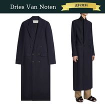 送料込】Dries Van Noten スリム ダブル ブレスト コート (Dries Van