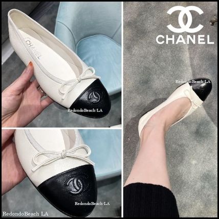 清楚なホワイトが大優勝】CHANEL☆バレーシューズ☆CCロゴ付き (CHANEL